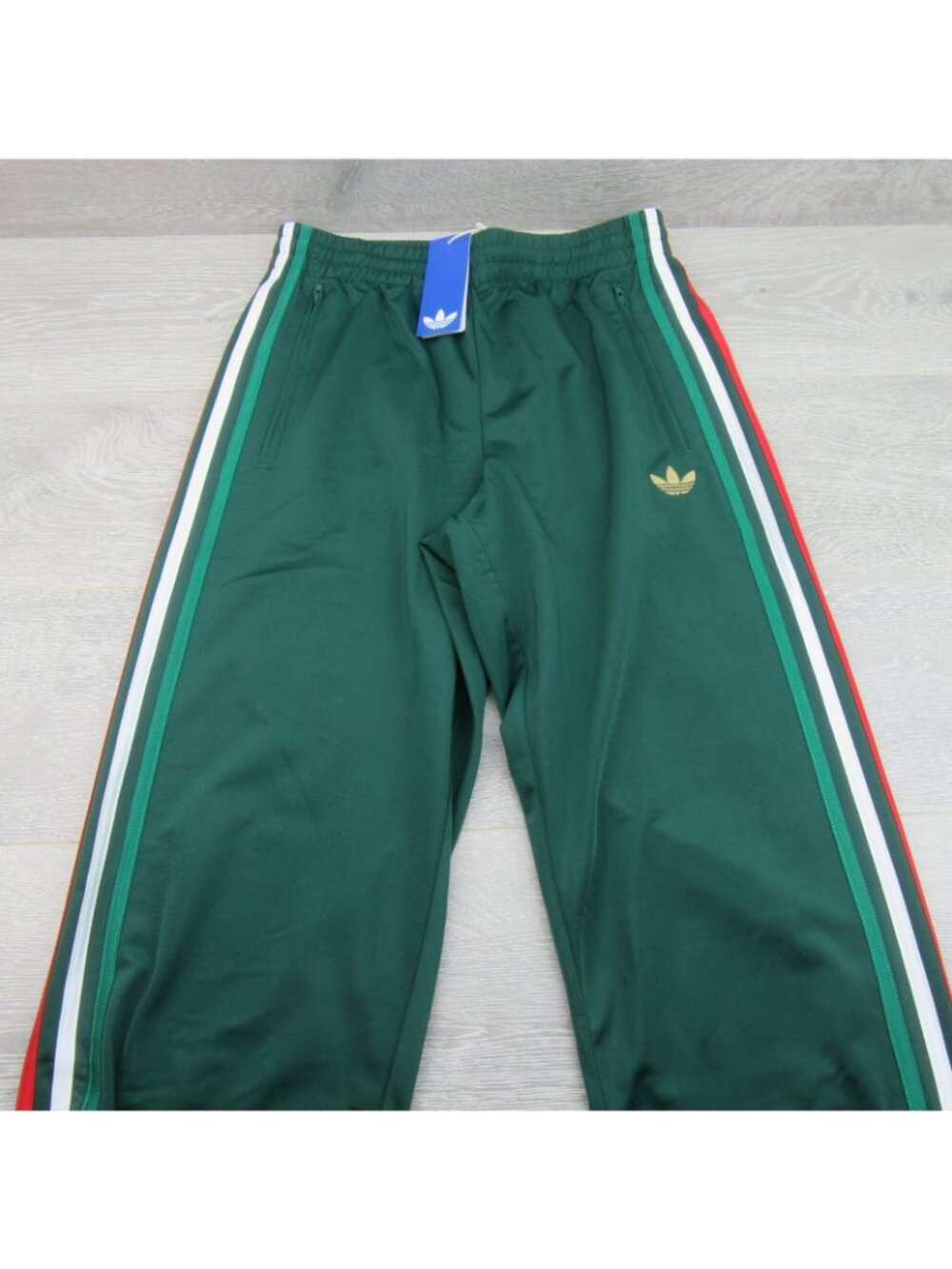 Adidas Originals Firebird Track Pants Womens Size Medium Green Red NEW KD6558 - Picture 3 of 13